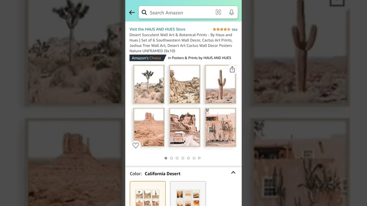 Boho Wall Art from Amazon #boho #wallart #homedecor