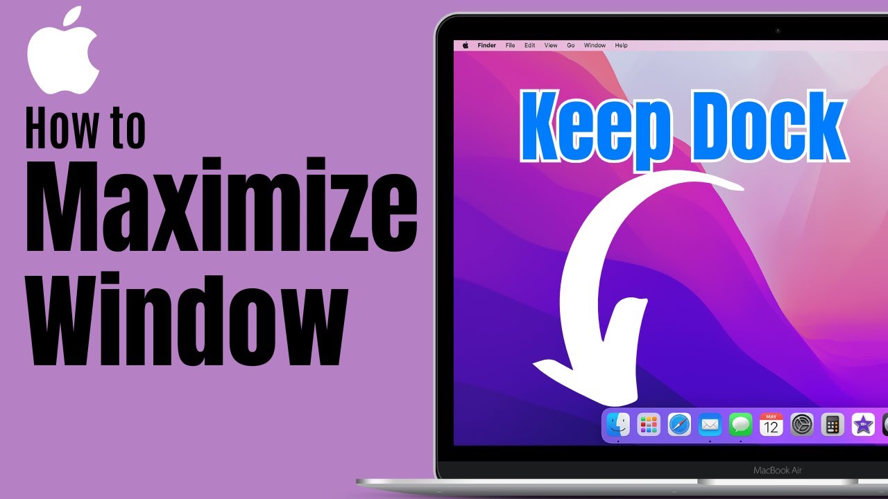 How To Maximize A Window WITHOUT Going Into Full Screen On MacBook 