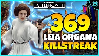 Star Wars Battlefront 2 | 369 Leia Organa Killstreak/Gameplay