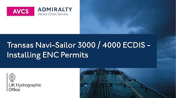 Transas Navi-Sailor 3000 / 4000 ECDIS - Installing ENC Permits