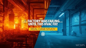 Factory Was Failing Until THIS HVAC Fix! HVAC| Factory Cooling| Case Study