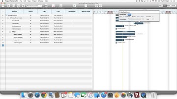 Project Planning Pro for Mac OS X: How to add predecessors