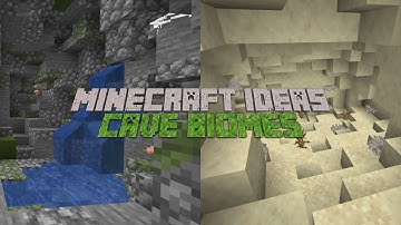 New Cave Biome Ideas | Minecraft Caves & Cliffs Update