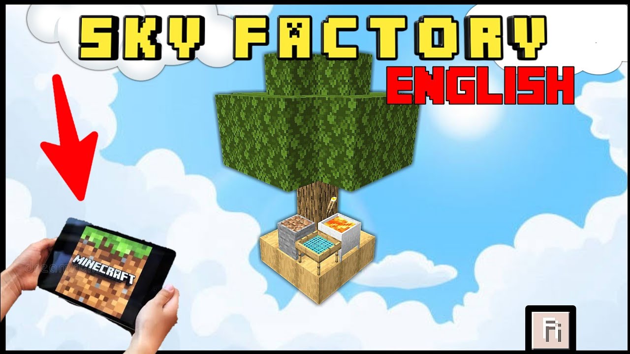 Minecraft PE tutorial how to install and play Sky factory on the ...