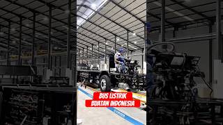 BUS LISTRIK BUATAN INDONESIA‼️PENASARAN MEREKNYA APA YA‼️#shortvideo #bus #buslistrik
