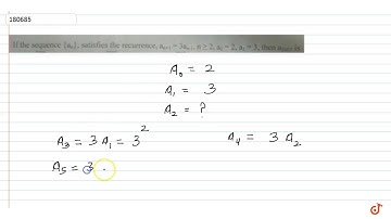 If the sequence `{a_n}` satisfies the recurrence `a_(n+1)=3a_(n-1), n gt=2, a_0=1, a_1=3` then