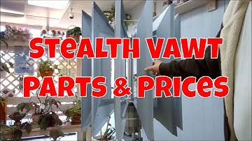 Stealth VAWT Parts and Prices