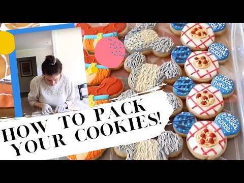 Como embalar cookies para envio!
