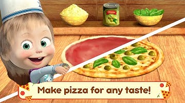 Masha and The Bear Making Pizza | Masha Cartoon | kids Videos | Masha and the bear pizza maker #3