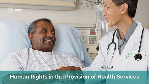 CPSO launches newly revised policy on Human Rights in the Provision of Health Services