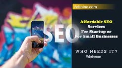 Affordable SEO Services SEO For Startup or For Small Businesses by Vebnine com