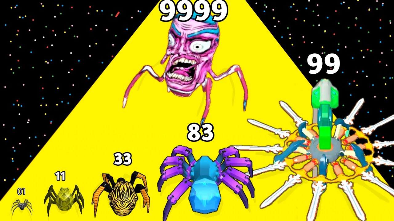 SPIDER EVOLUTION RUNNER – Insect Evolution | Level Up | Max Level | Android Gameplay