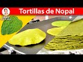 Cómo hacer TORTILLAS DE NOPAL | #VickyRecetaFacil