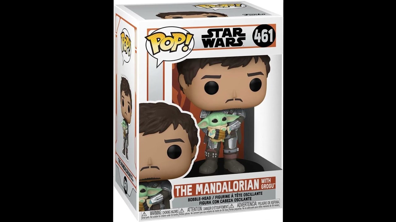 Funko Pop! Star Wars: The Mandalorian - The Mandalorian (Din Djarrin) Holding The Child (Grogu)