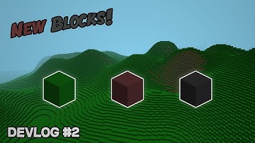 More blocks and Terrain Generation: Indie Game Devlog #2