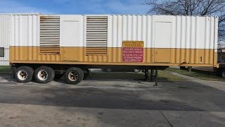 Used-Caterpillar 2000 kW portable / trailered standby diesel generator set - stock # 47685001
