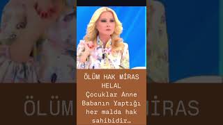 Müge Anli Ölüm Hak Mi̇ras Helal