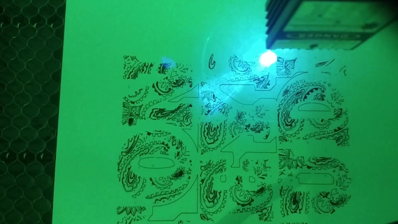 15w diode laser paper cutter YouTube