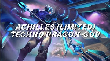 Legend of Ace Skin Gameplay (Achilles - Limited) Techno Dragon-God [Presentation / VS AI Mode]