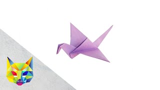 bird origami flapping flying tutorial wing