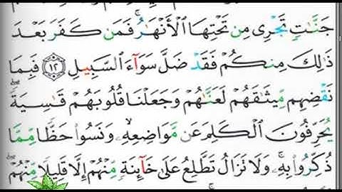 مصحف التجويد صفحة 109 ابراهيم الأخضر 🕋