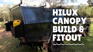 Toyota Hilux N80 MW Toolbox canopy build & fitout