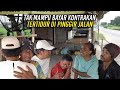 Tak mampu bayar kontrakan tertidur di pinggir jalantukang cincau mengadu masuk kerja bayar ke lsm