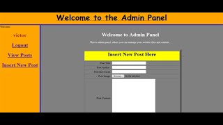 CONTENT MANAGEMENT SYSTEM IN PHP | Source Code & Projects