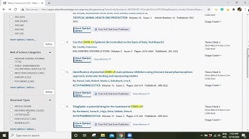 Extracting Publication Reports from Web of Science for Meta Analysis, SLR or Thematic Analysis OLD