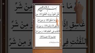 Surah Al-Falaq | Soothing Quran Recitation ❤️❤️ #quran #islamicvoice #quranrecitation