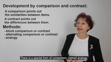 6.12. Development by Comparison and Contrast / Paragraph / English Writing