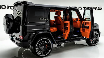 2024 Black Mercedes AMG G63 Brabus G800 - Wild Luxury SUV in Detail