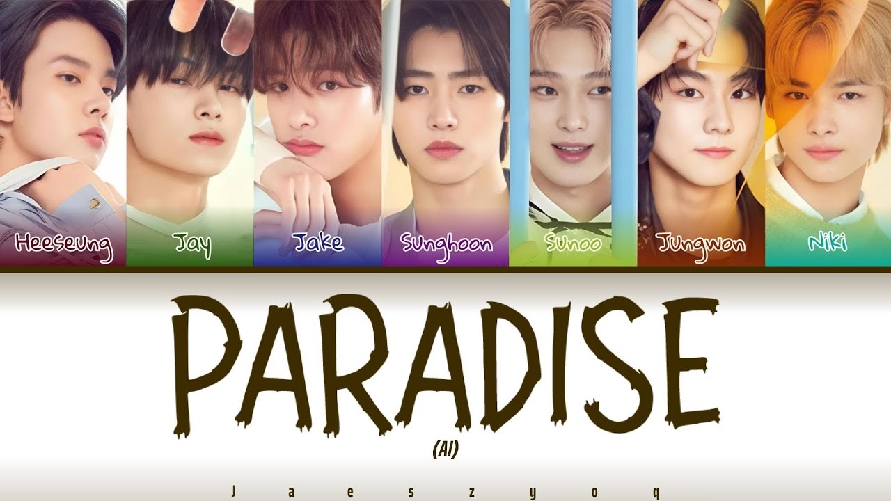 [AI COVER] ENHYPEN 'PARADISE' Lyrics 가사 | ORIGINAL BY TREASURE