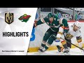 Golden Knights @ Wild 5/3/21 | NHL Highlights