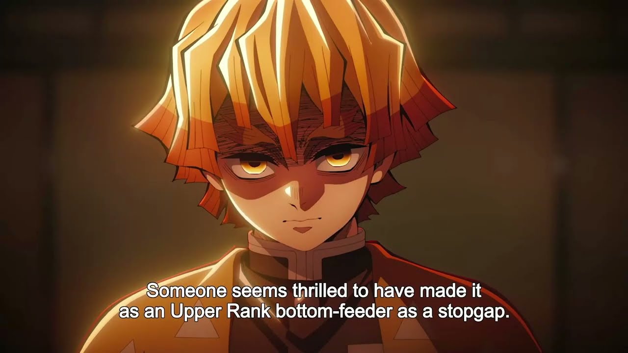 Zenitsu Confronts Kaigaku in the Infinity Castle