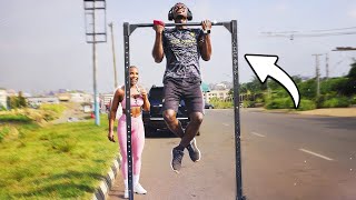 I challenged strangers to do Pull-Ups