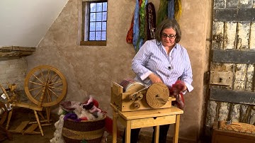 Blending For Colour on a Drum Carder