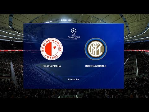 Slavia Praha vs Inter Milan | UEFA Champions League | PES 2020