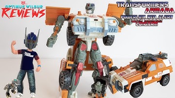 Optimus Wilbur Reviews: Transformers Armada Powerlinx Red Alert w/ Minicon Longarm