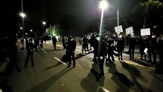 Anti-racism protest in Portland after one person shot dead night before | AFP