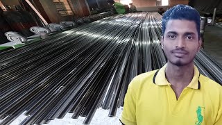 S.s Steel Pipe Buffingpolishing Machine In Factory Review.