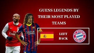 IMPOSSIBLE FOOTBALL QUIZ - Guess Legends by Their Most Played Teams screenshot 1