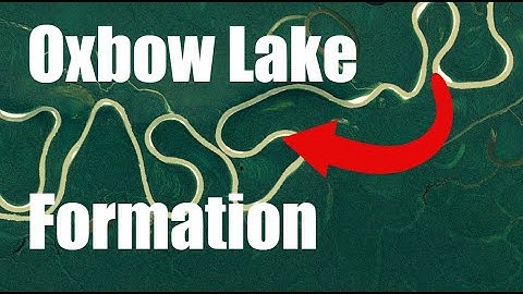 Oxbow Lake Formation | Time Lapse (1985-2020)