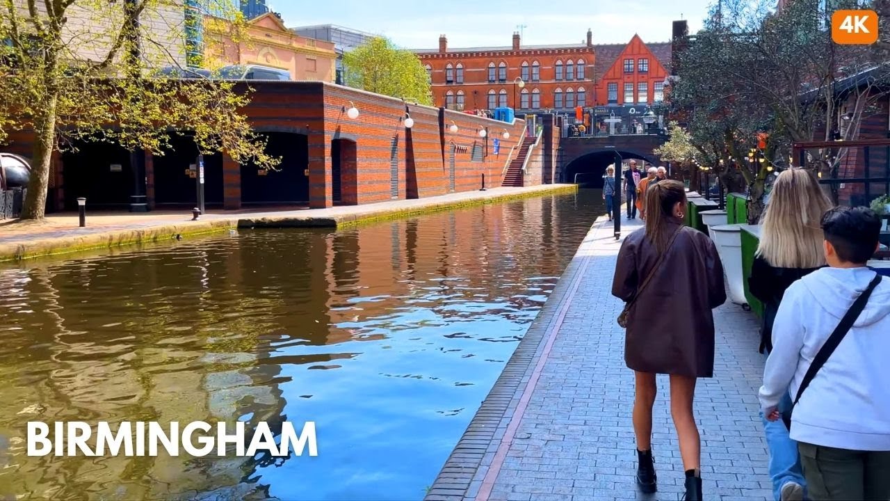 Birmingham City Centre 🌞Sunny  Morning Walk | 4K HD  | England | UK | 2022