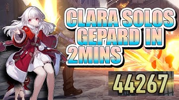 Clara Solos Gepard in 2 Mins (Simulated Universe World 3)