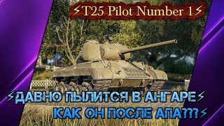 ⚡T25 Pilot Number 1⚡ДАВНО ПЫЛИТСЯ В АНГАРЕ⚡КАК ОН ПОСЛЕ АПА???⚡Мир Танков✮