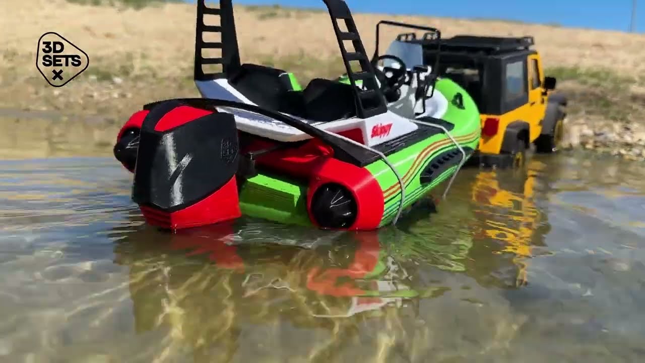 3D Sets: Skippy's first lake ride 🚤🌊 | 