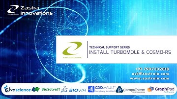 01 How to install and License Turbomole TmoleX COSMOtherm COSMO-RS Software in Windows OS