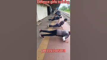 defence girls training 🔥#youtubeshorts #army #chandparadefenceacademy #motivation #tending #youtube