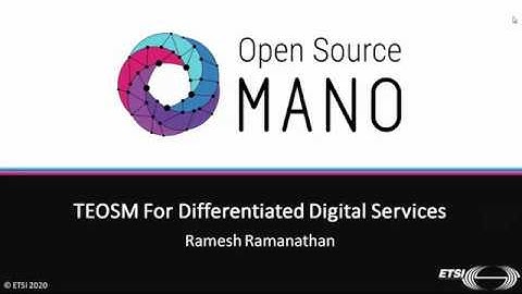 OSM MR8 Ecosystem Day: Tata Elxsi TEOSM Orchestrator, to enable fully virtualized 5G deployments.